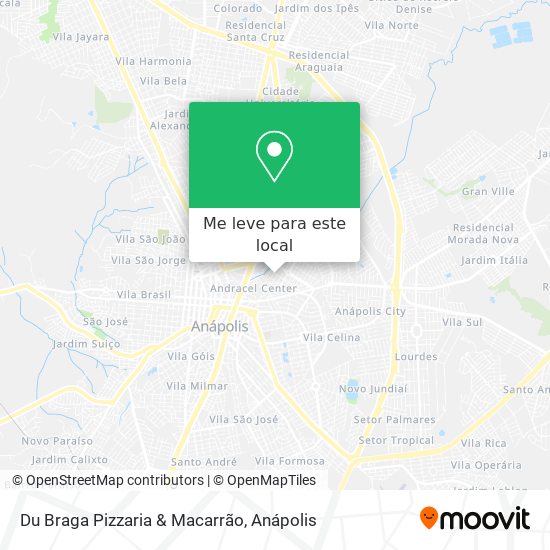 Du Braga Pizzaria & Macarrão mapa