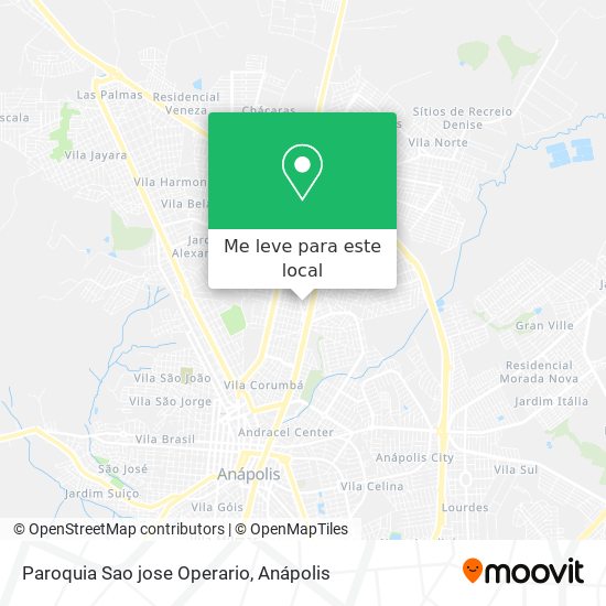 Paroquia Sao jose Operario mapa