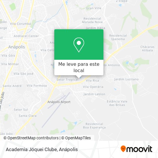 Academia Jóquei Clube mapa