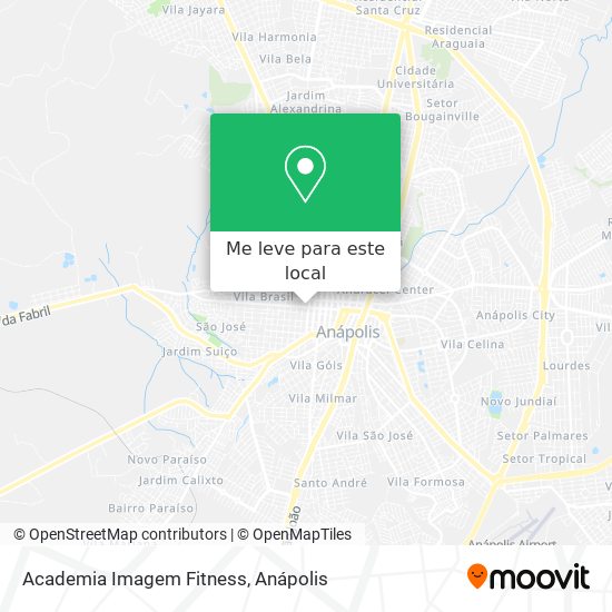 Academia Imagem Fitness mapa