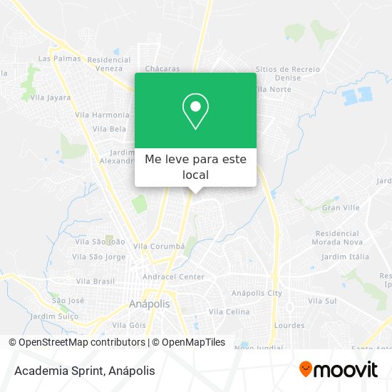 Academia Sprint mapa