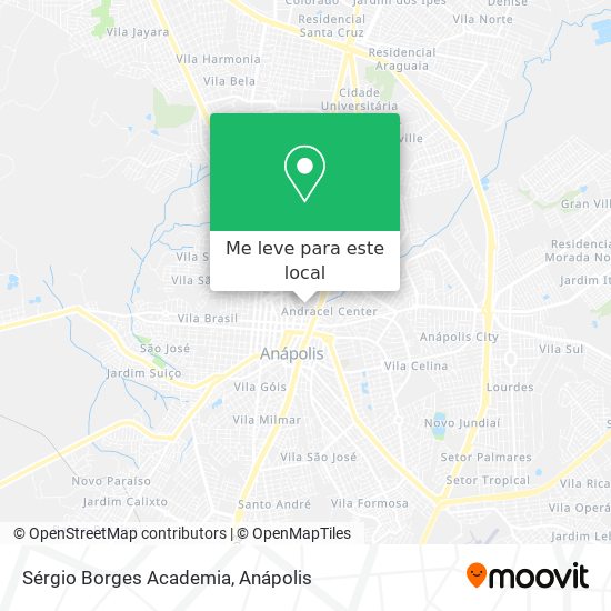 Sérgio Borges Academia mapa