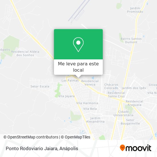 Ponto Rodoviario Jaiara mapa