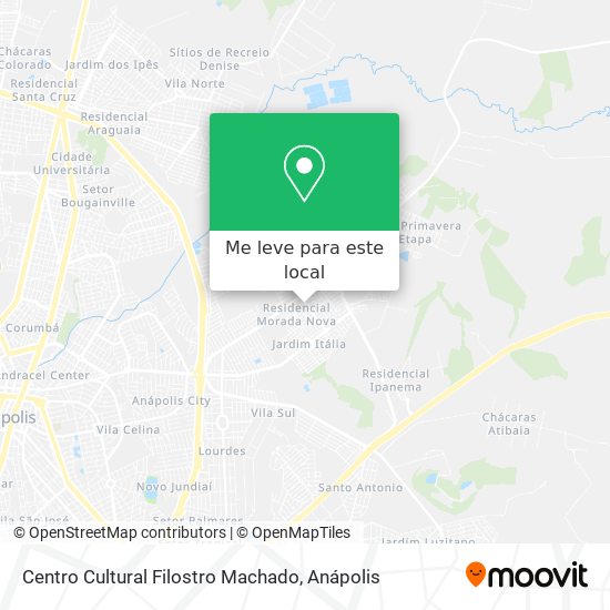 Centro Cultural Filostro Machado mapa