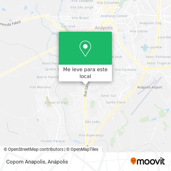 Copom Anapolis mapa