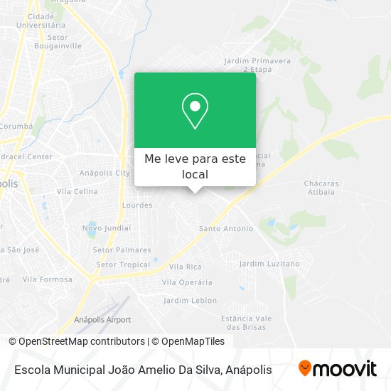Escola Municipal João Amelio Da Silva mapa