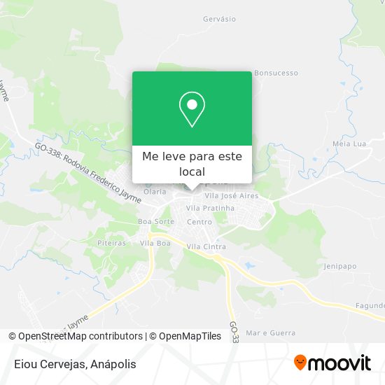 Eiou Cervejas mapa