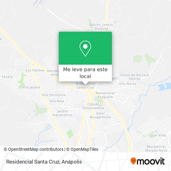 Residencial Santa Cruz mapa
