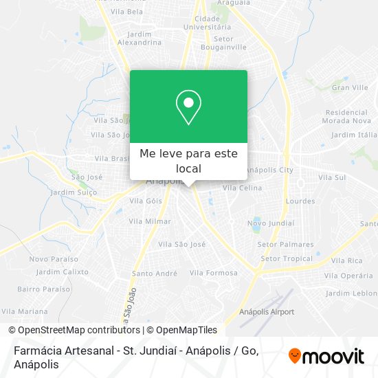 Farmácia Artesanal - St. Jundiaí - Anápolis / Go mapa