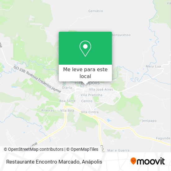 Restaurante Encontro Marcado mapa