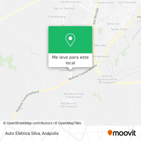 Auto Elétrica Silva mapa