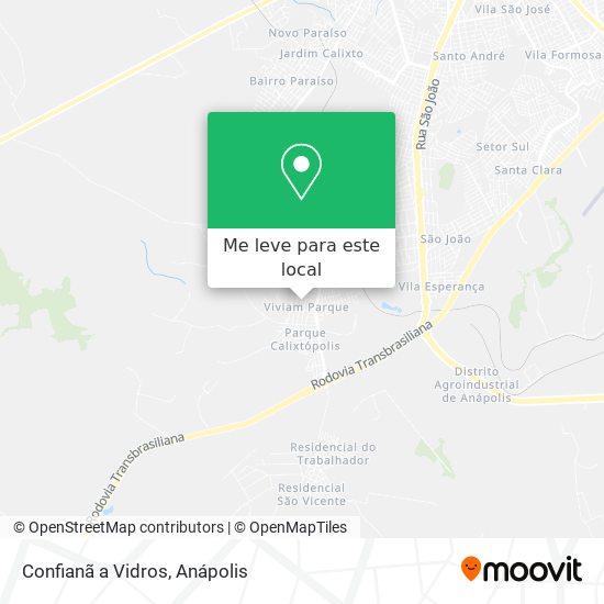 Confianã a Vidros mapa