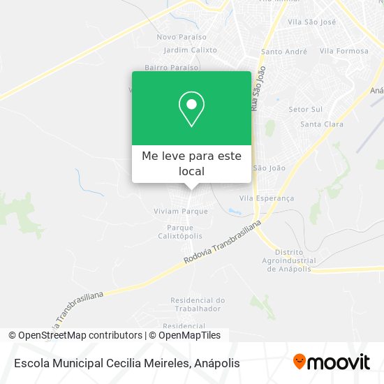 Escola Municipal Cecilia Meireles mapa