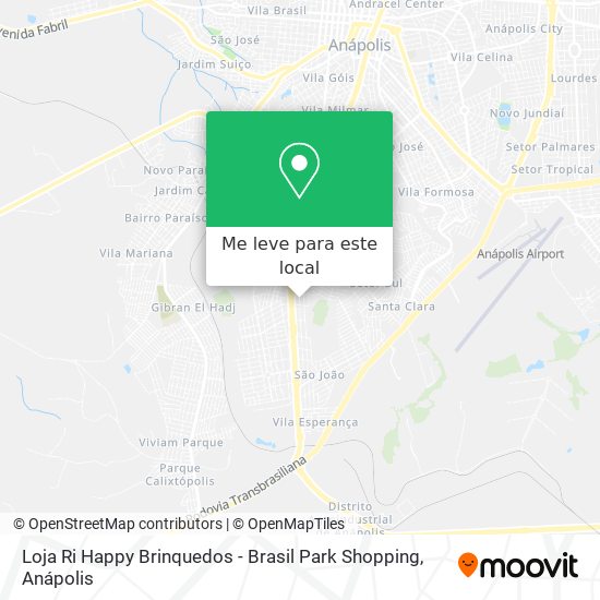 Loja Ri Happy Brinquedos - Brasil Park Shopping mapa
