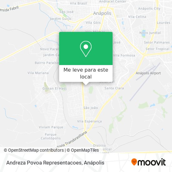 Andreza Povoa Representacoes mapa