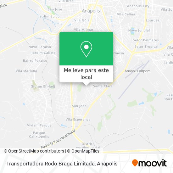 Transportadora Rodo Braga Limitada mapa