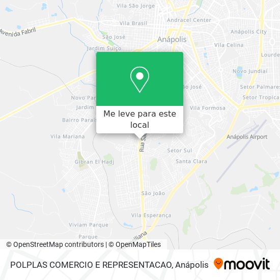 POLPLAS COMERCIO E REPRESENTACAO mapa