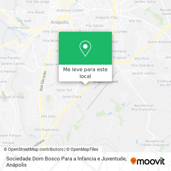 Sociedade Dom Bosco Para a Infancia e Juventude mapa