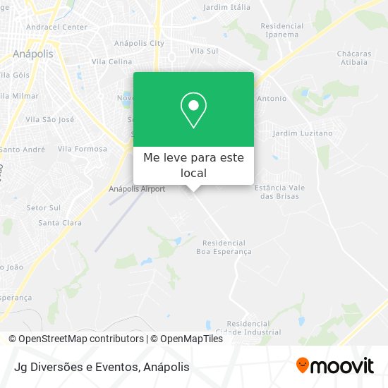 Jg Diversões e Eventos mapa