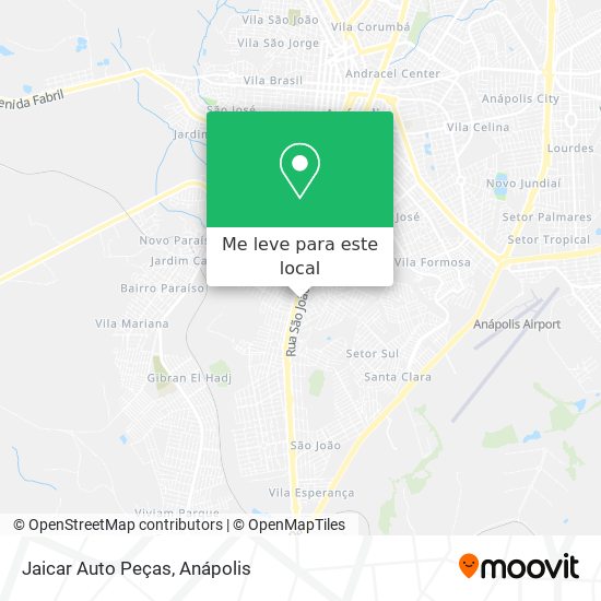 Jaicar Auto Peças mapa