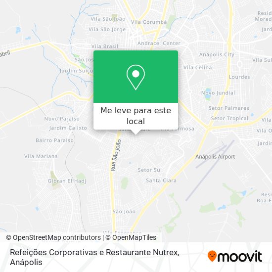 Refeições Corporativas e Restaurante Nutrex mapa