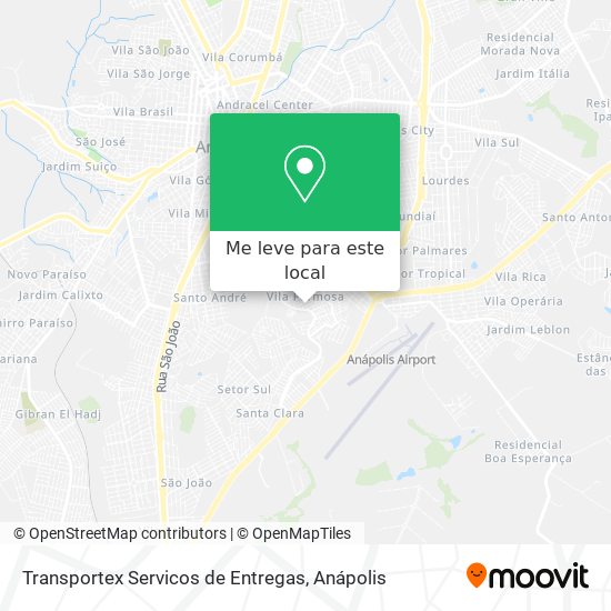 Transportex Servicos de Entregas mapa