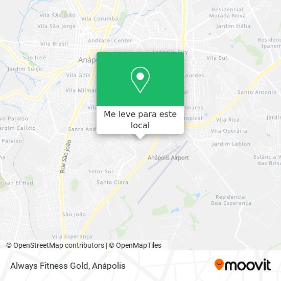 Always Fitness Gold mapa