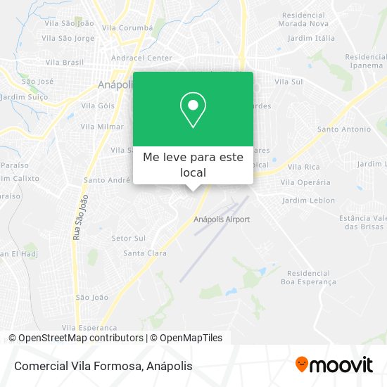 Comercial Vila Formosa mapa