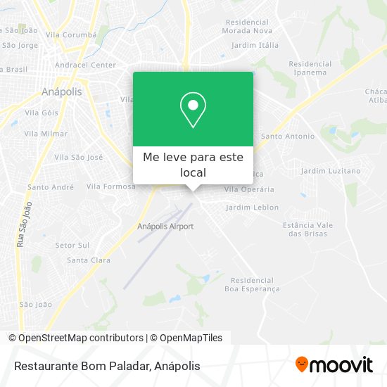 Restaurante Bom Paladar mapa