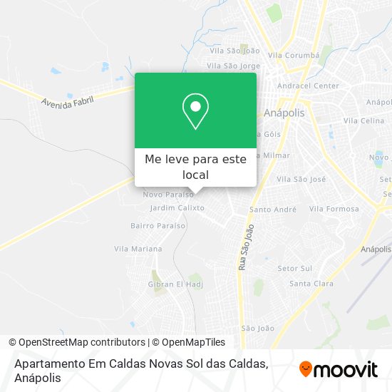 Apartamento Em Caldas Novas Sol das Caldas mapa