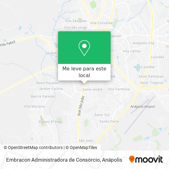 Embracon Administradora de Consórcio mapa