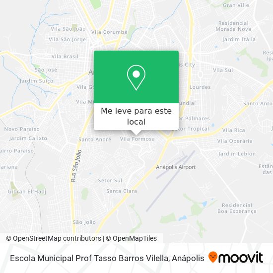 Escola Municipal Prof Tasso Barros Vilella mapa