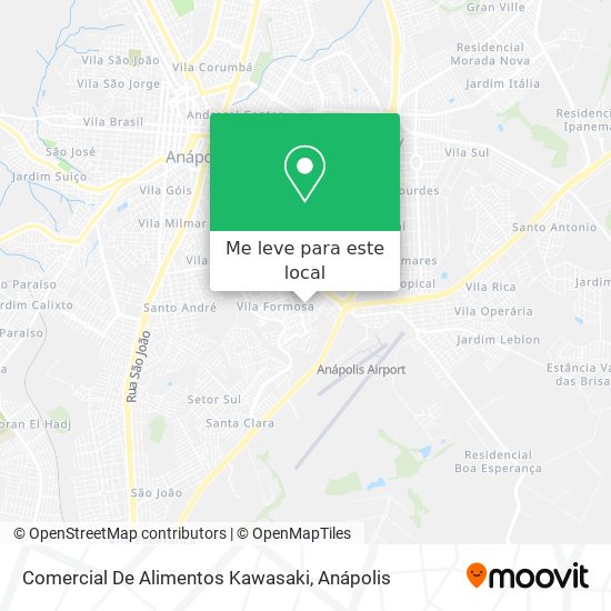 Comercial De Alimentos Kawasaki mapa