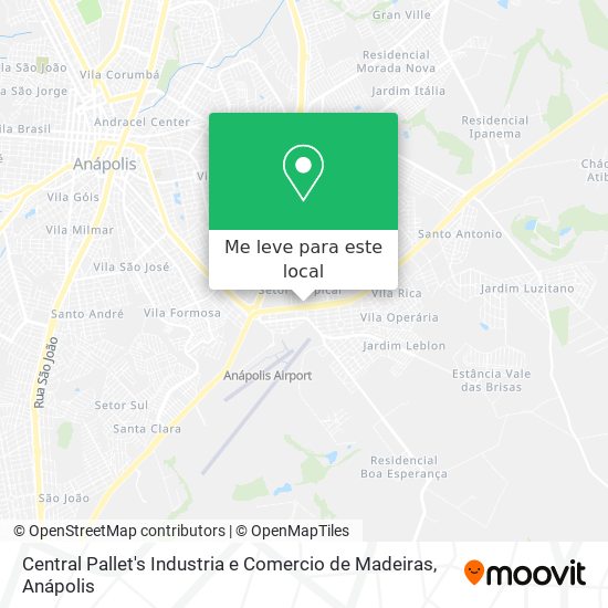 Central Pallet's Industria e Comercio de Madeiras mapa