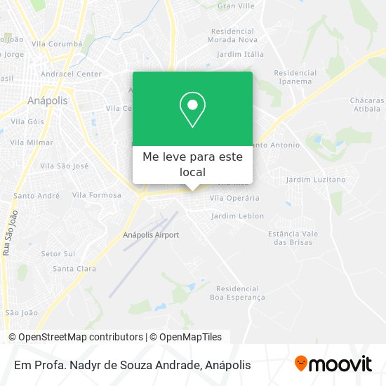 Em Profa. Nadyr de Souza Andrade mapa