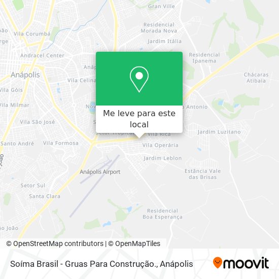 Soíma Brasil - Gruas Para Construção. mapa