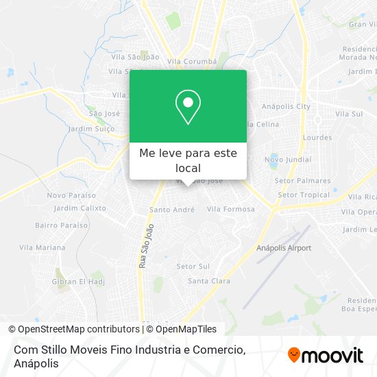 Com Stillo Moveis Fino Industria e Comercio mapa