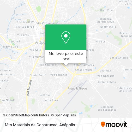 Mts Materiais de Construcao mapa