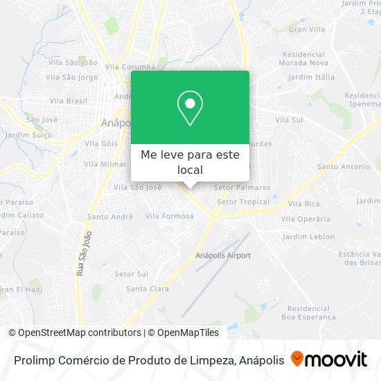 Prolimp Comércio de Produto de Limpeza mapa