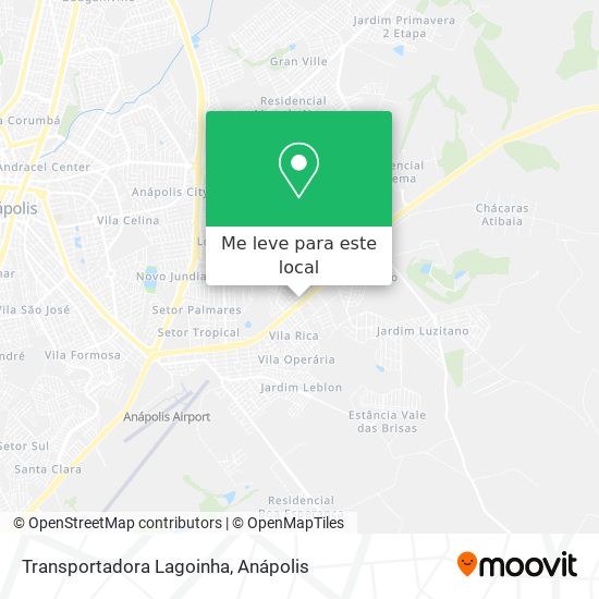 Transportadora Lagoinha mapa
