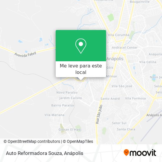 Auto Reformadora Souza mapa