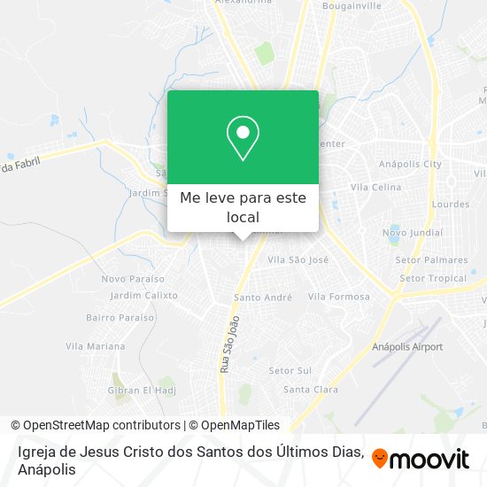 Igreja de Jesus Cristo dos Santos dos Últimos Dias mapa