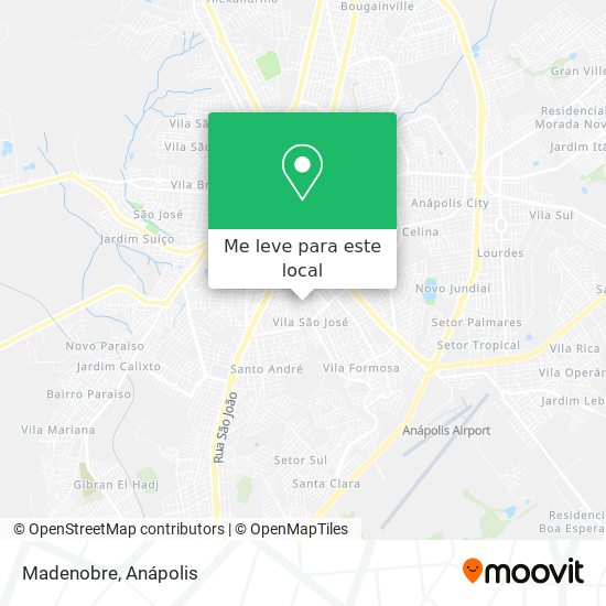Madenobre mapa