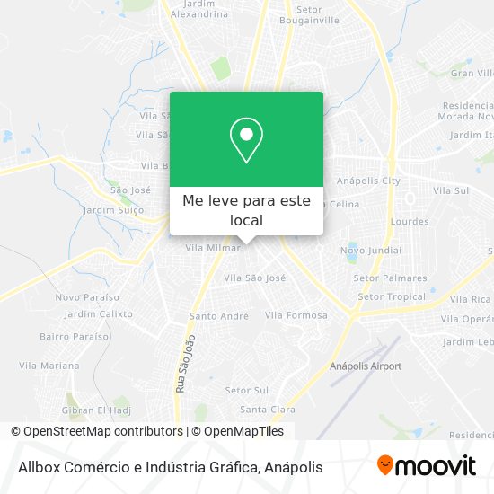 Allbox Comércio e Indústria Gráfica mapa
