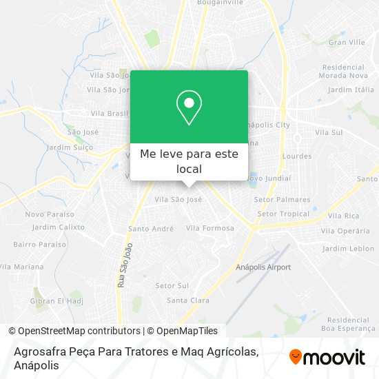 Agrosafra Peça Para Tratores e Maq Agrícolas mapa