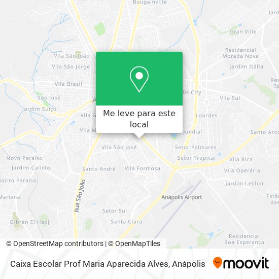 Caixa Escolar Prof Maria Aparecida Alves mapa