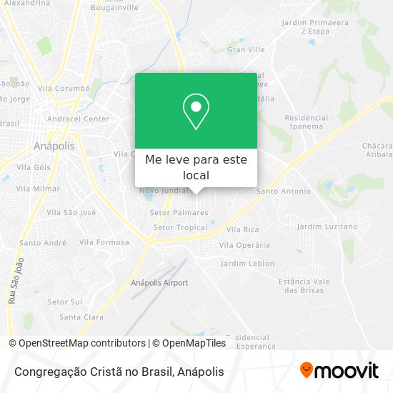 Congregação Cristã no Brasil mapa