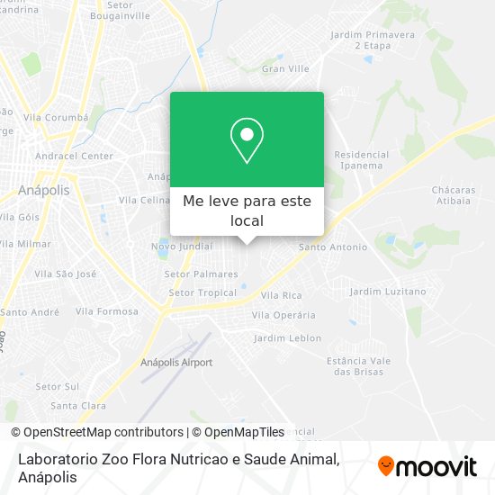 Laboratorio Zoo Flora Nutricao e Saude Animal mapa