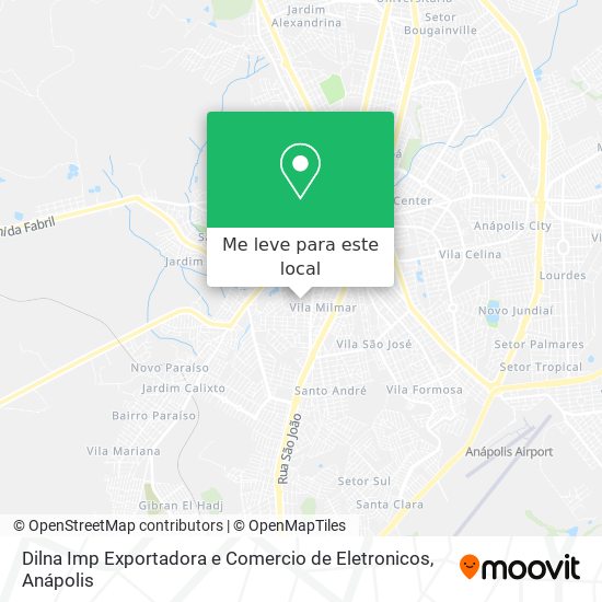 Dilna Imp Exportadora e Comercio de Eletronicos mapa
