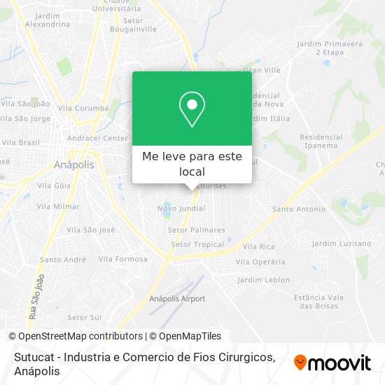 Sutucat - Industria e Comercio de Fios Cirurgicos mapa